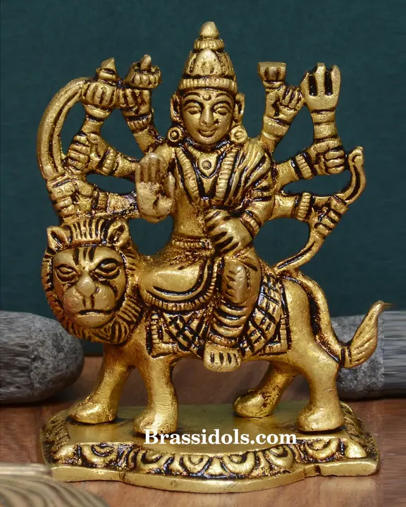 Brass Durga (4 Inch) - image 1
