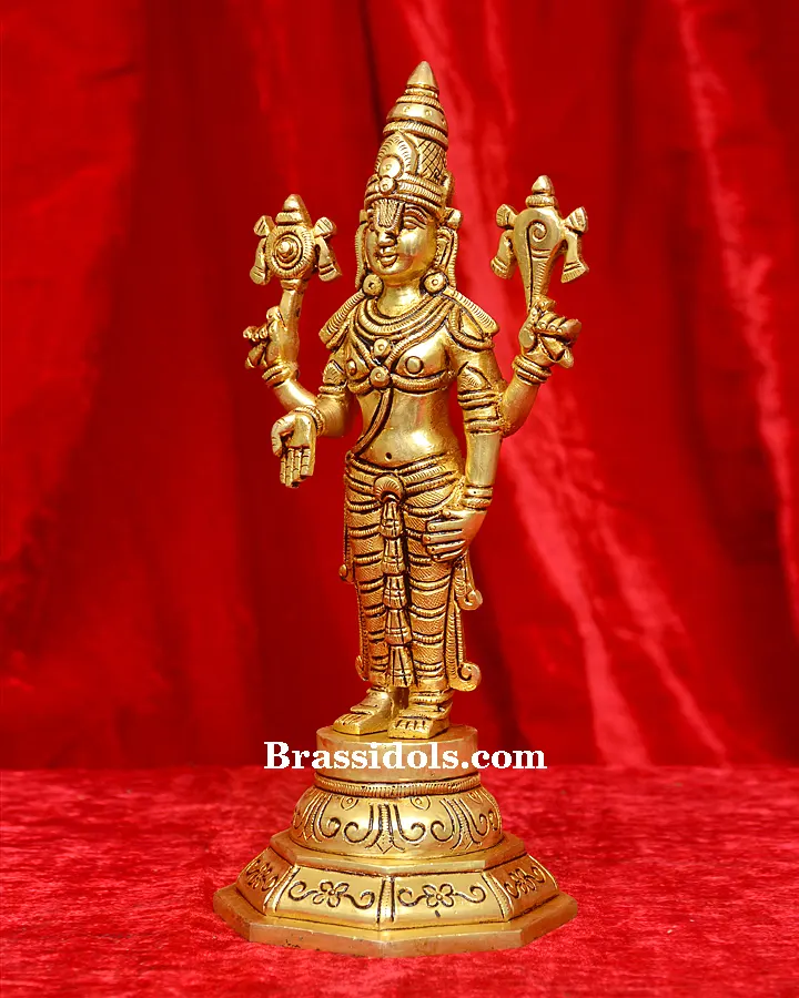 Standing Round Base Tirupati Balaji - image 2