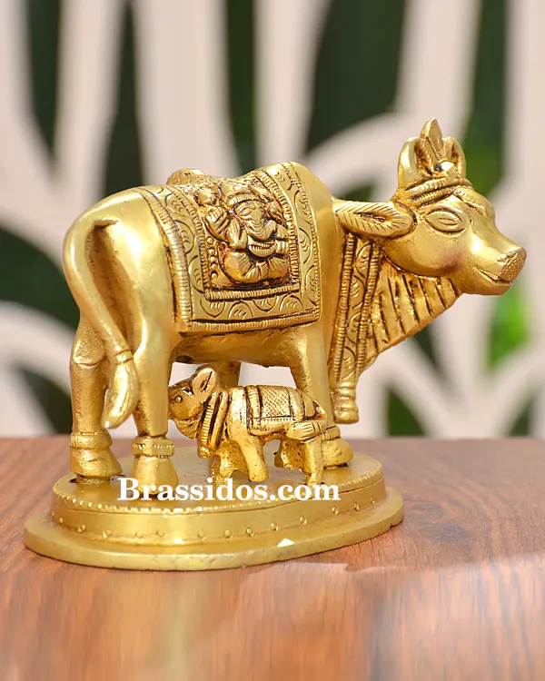 Cow Calf With Ganesh 700gm - image 1