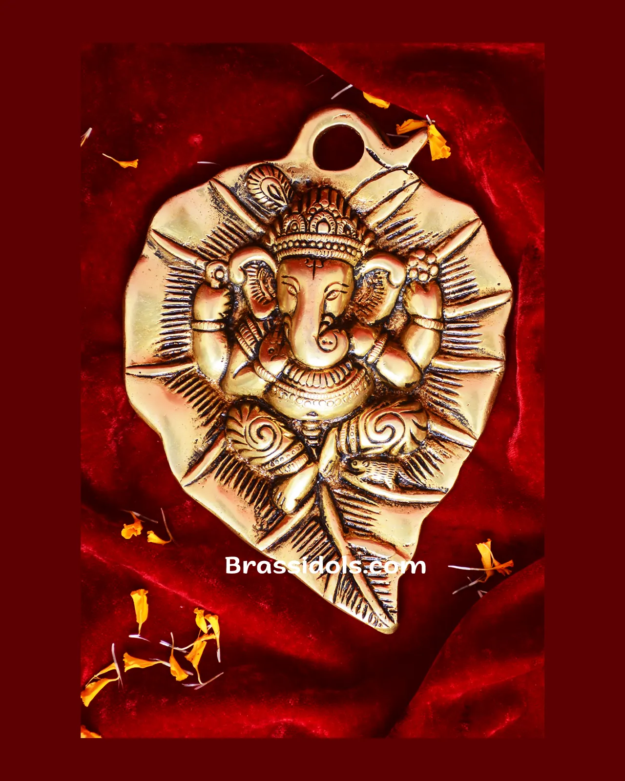 Hanging Leaf Ganesh - image 1