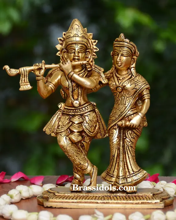 Base with RadhaKrishna - image 1