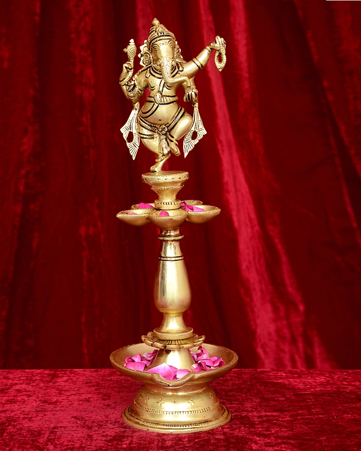 D Ganesh Deepak Lamp - image 1