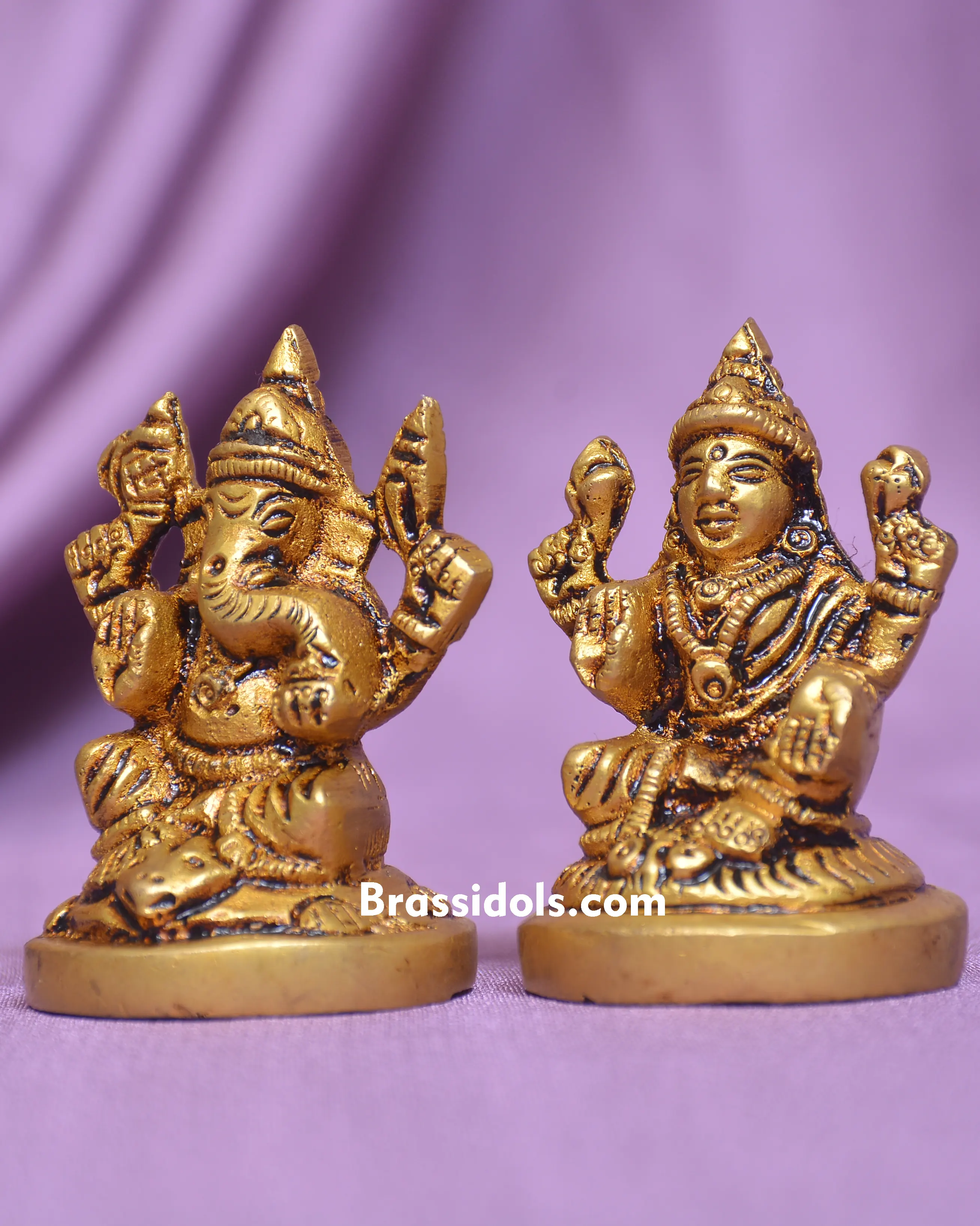 ROUND BASE LAXMI GANESH - image 2