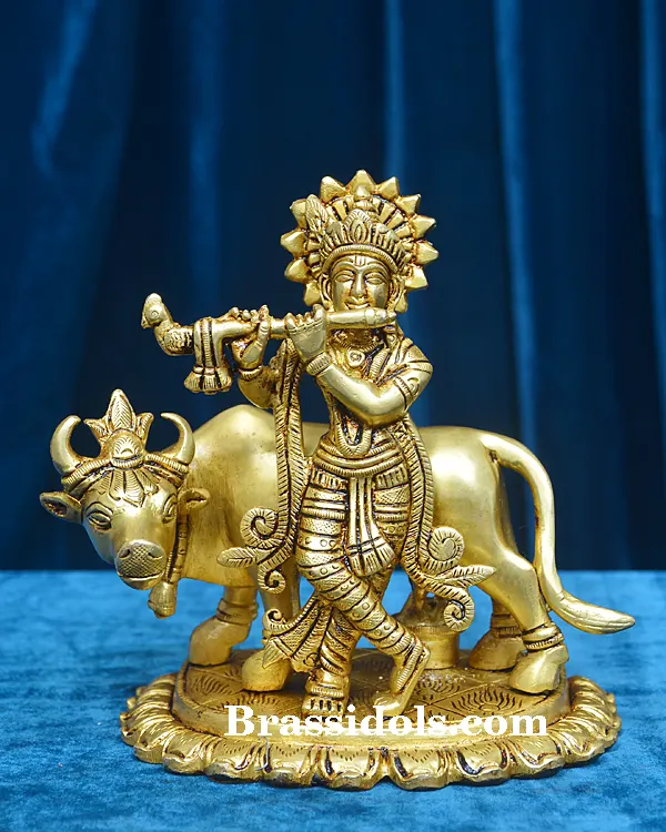 Krishna With Cow - image 1