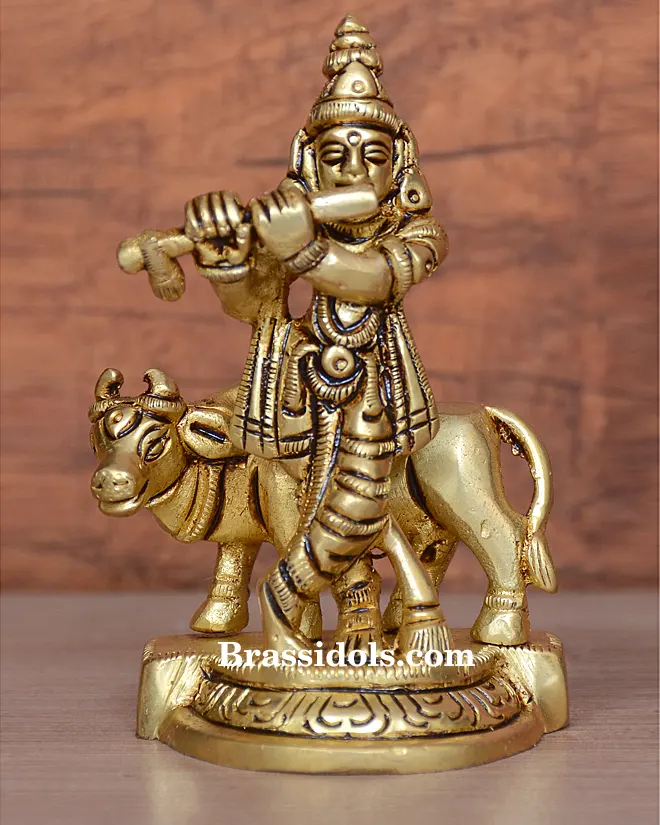Standing Base Cow Krishna - image 1
