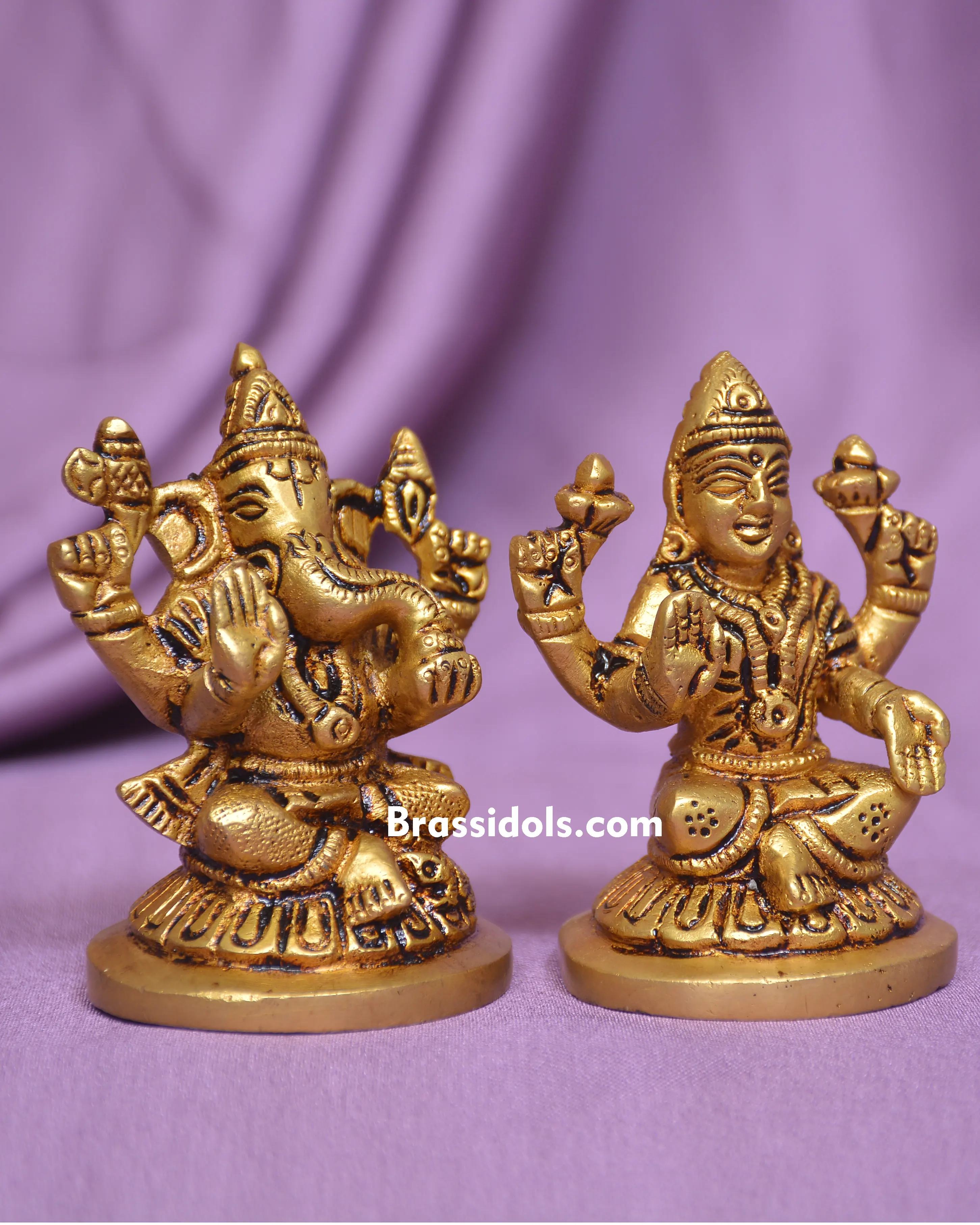 ROUND BASE LAXMI GANESH - image 2