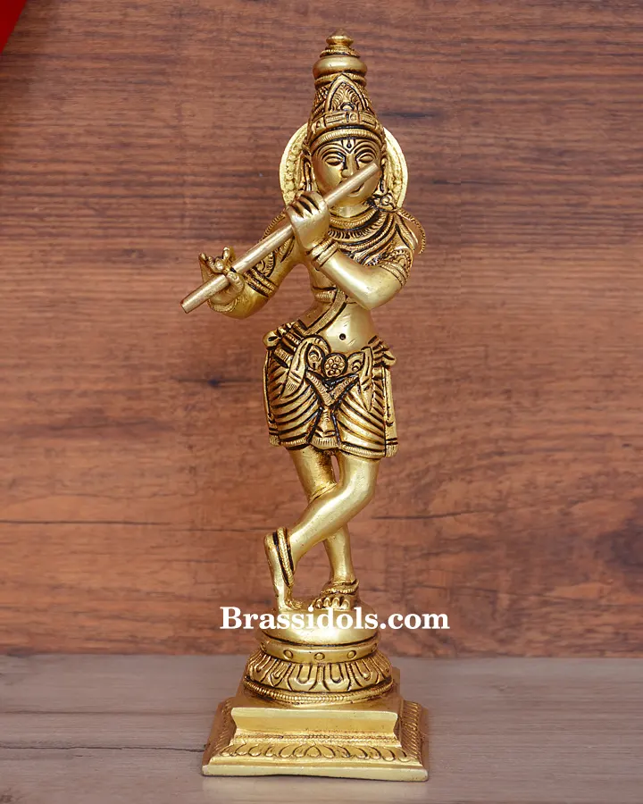 Standing Krishna With Flute - image 1