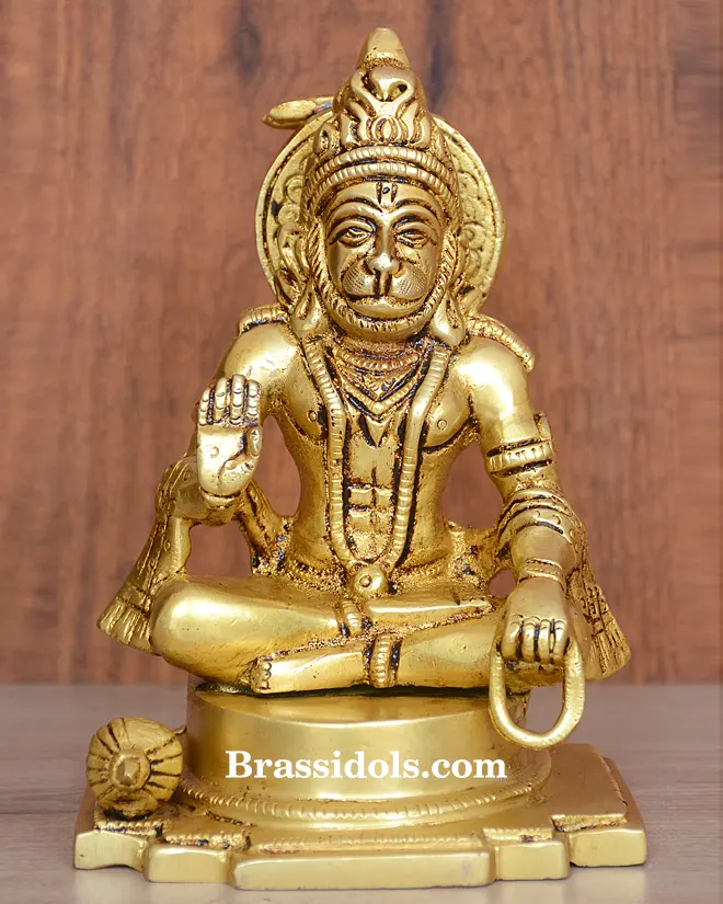 Base Sitting Hanuman - image 2
