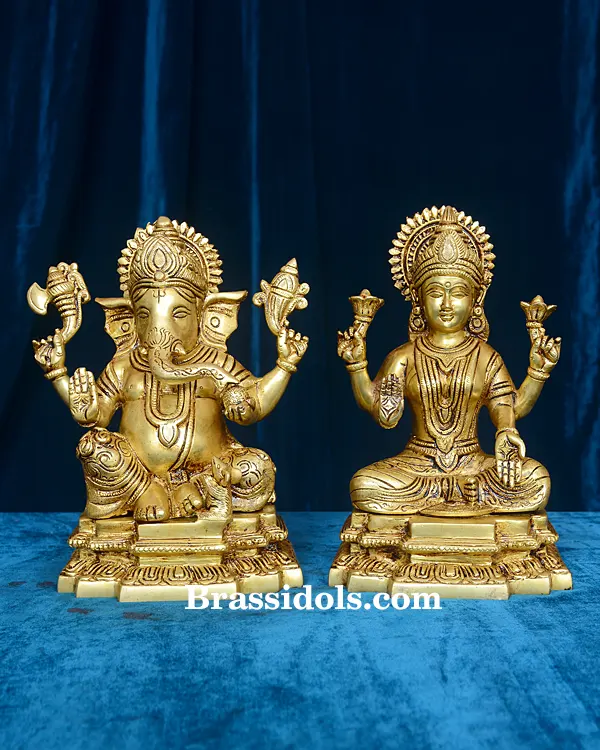 Lakshmi Ganesh with Base - image 1