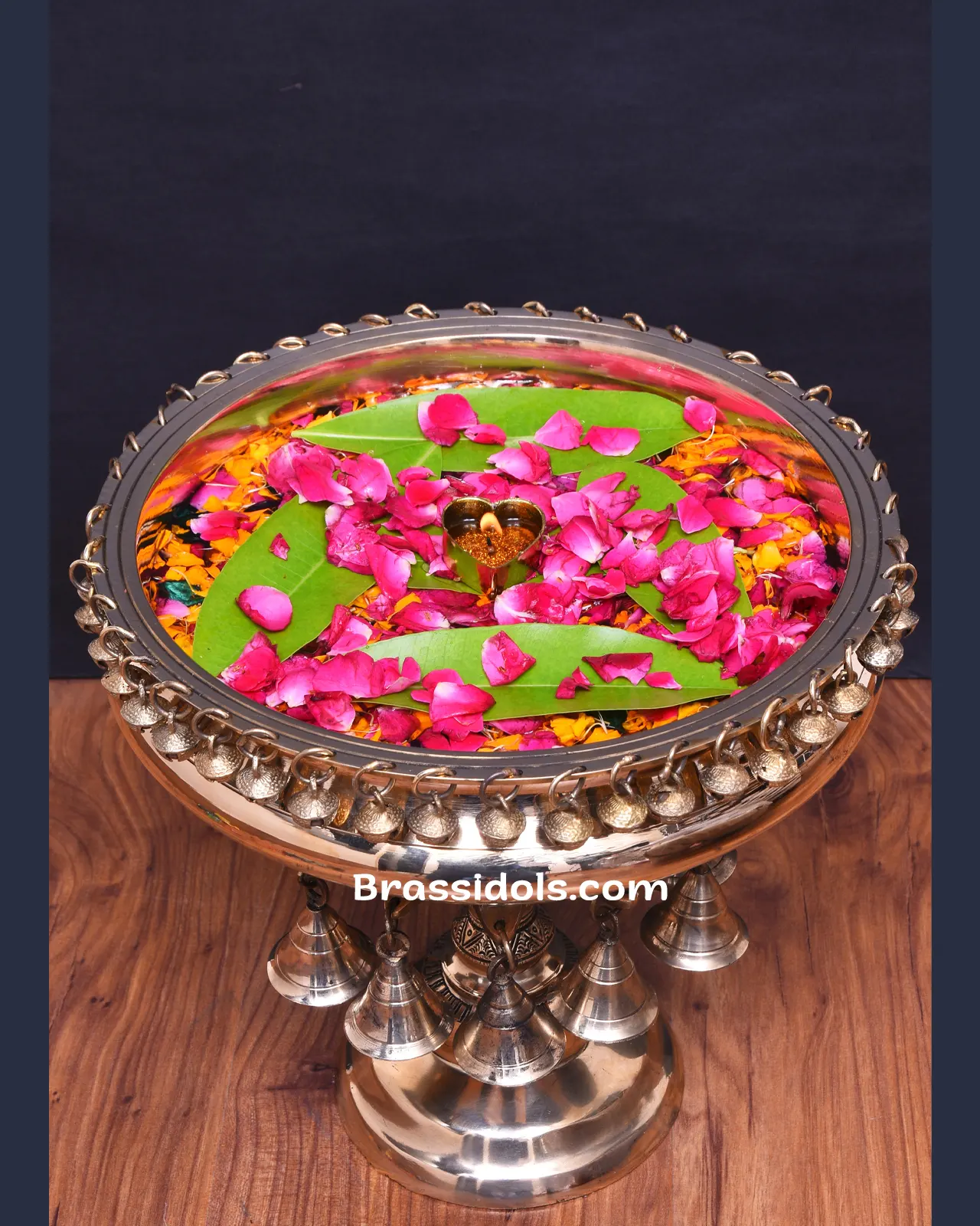 Brass Flower Urli Big - image 2