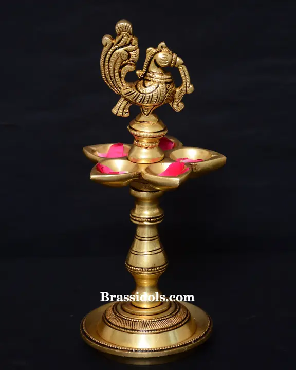 Pachmukhi Peacock Deepak - image 1