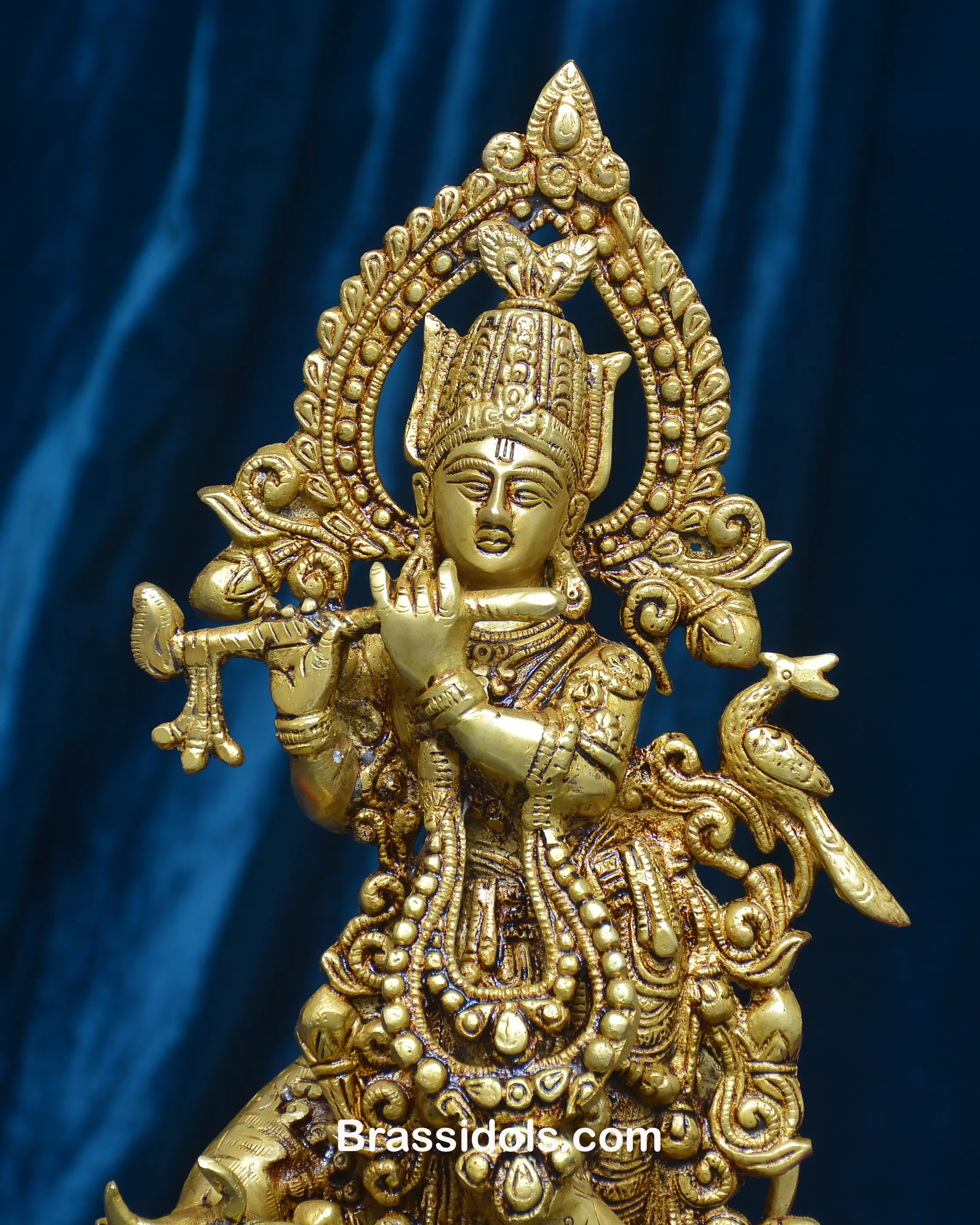 DESIGN STANDING COW KRISHNA IDOLS - image 2