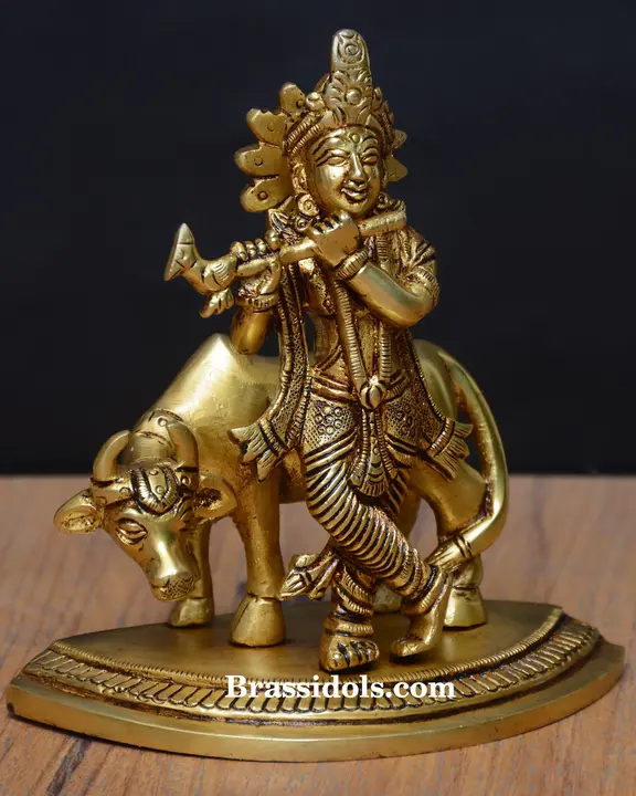 Round Base Krishna - image 2