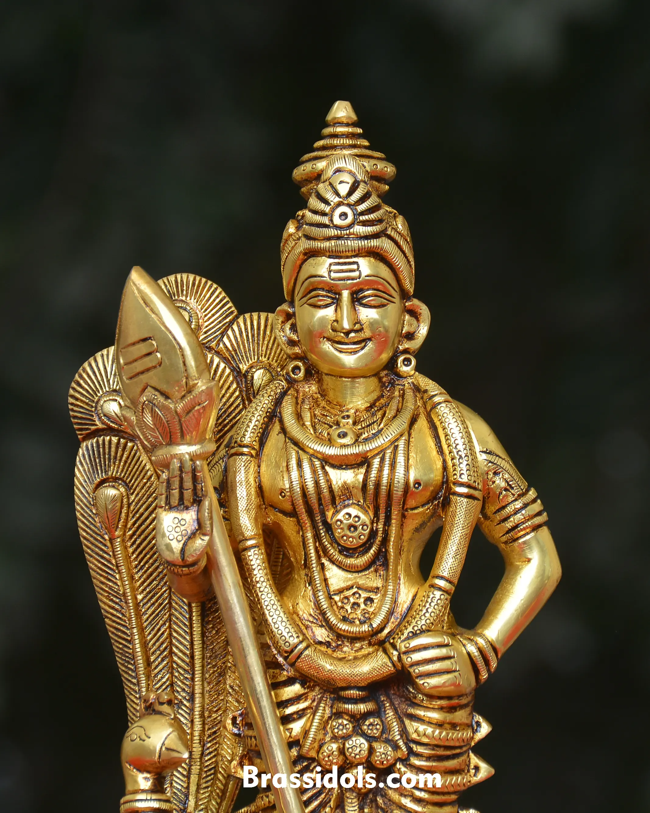 BRASS PALANI MURGAN - image 2