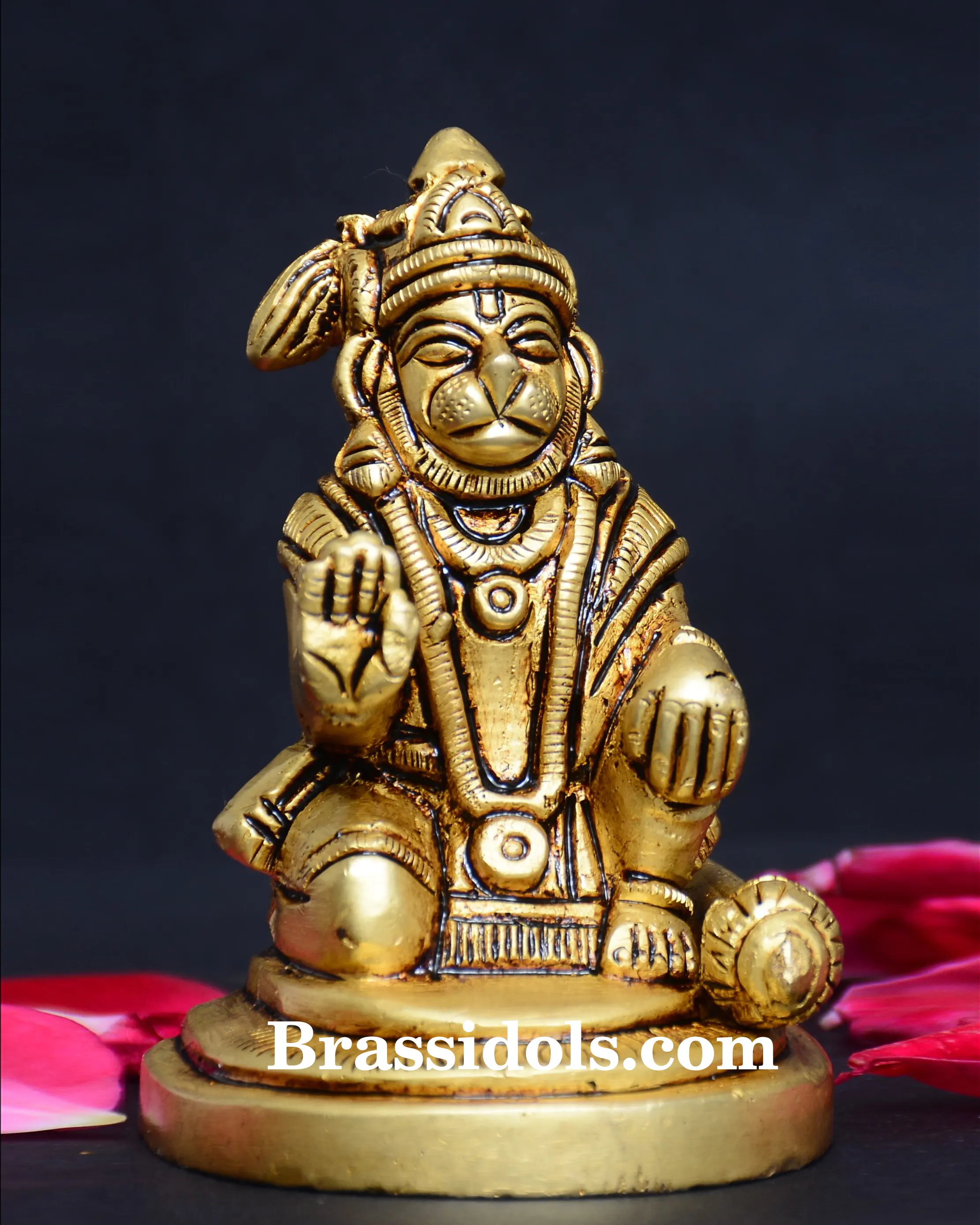 Sitting Hanuman With Round Base - image 1