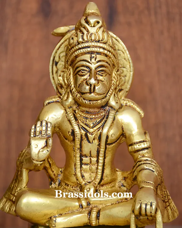Base Sitting Hanuman - image 1