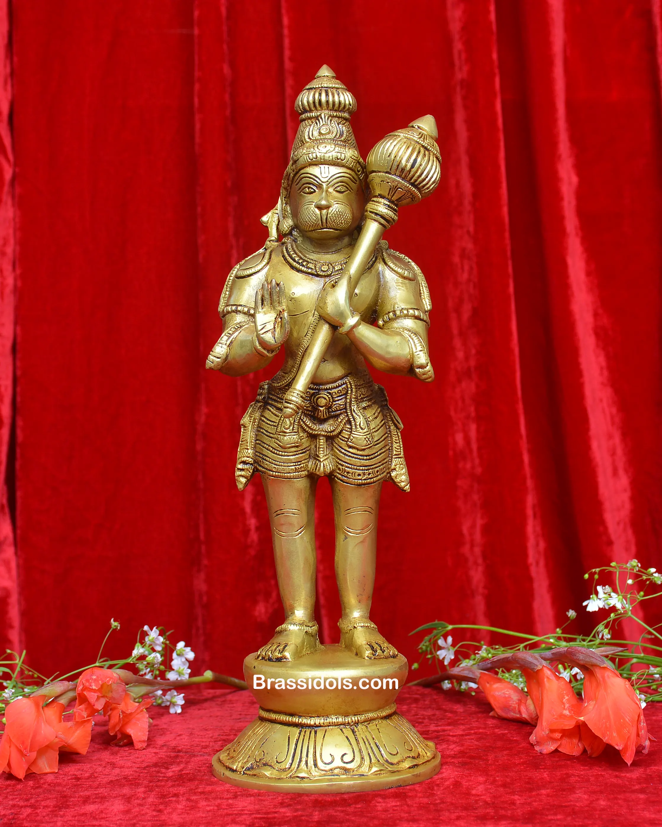 ROUND BASE STANDING HANUMAN JI - image 1