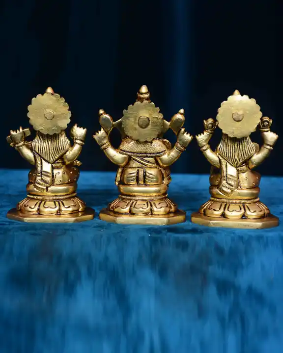 Laxmi Ganesh Saraswati Pentagun Base - image 2