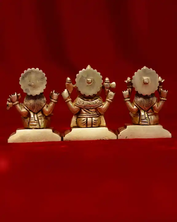 Laxmi Ganesh Saraswati Square Base - image 2