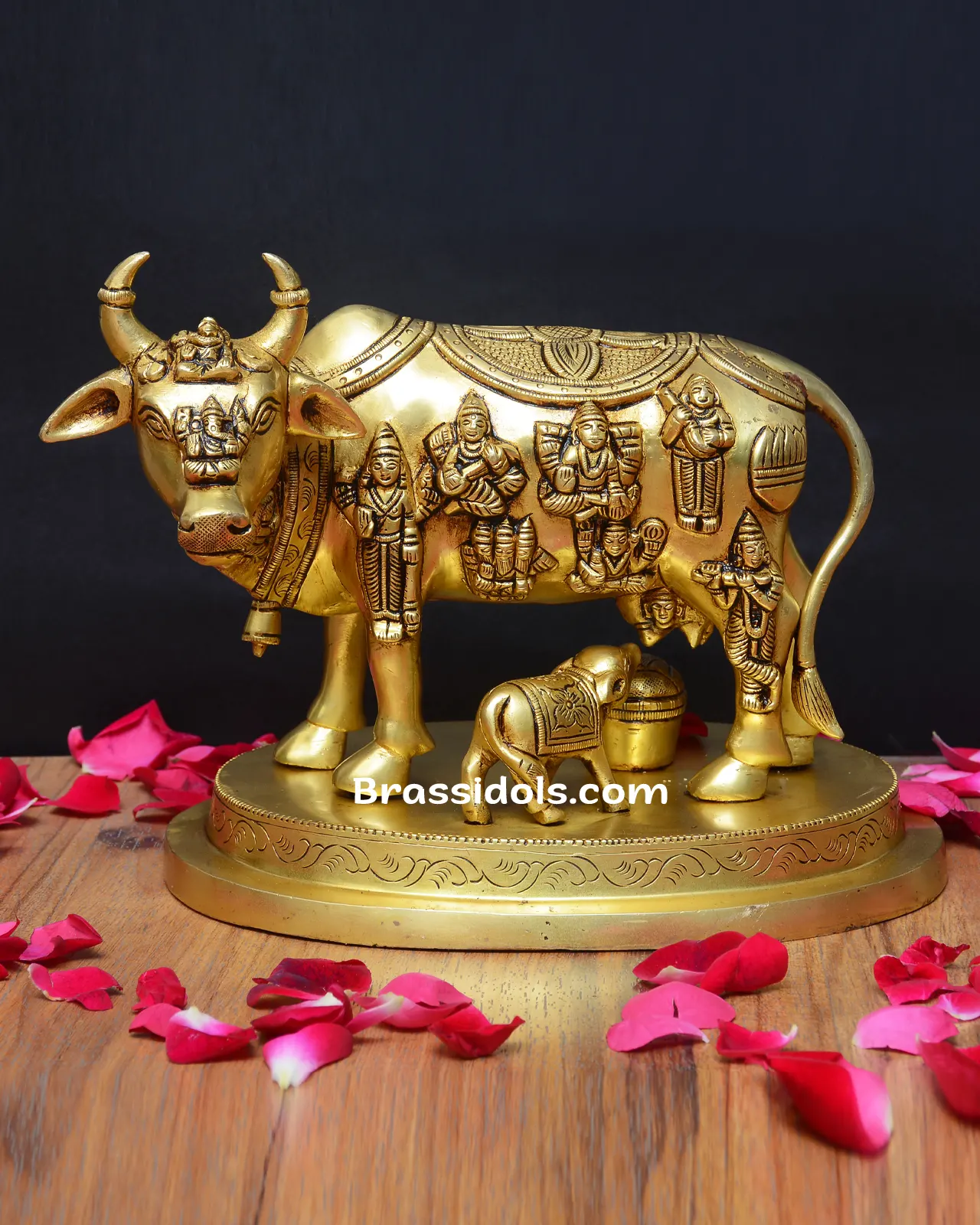 Cow Calf God Oval Base - image 1