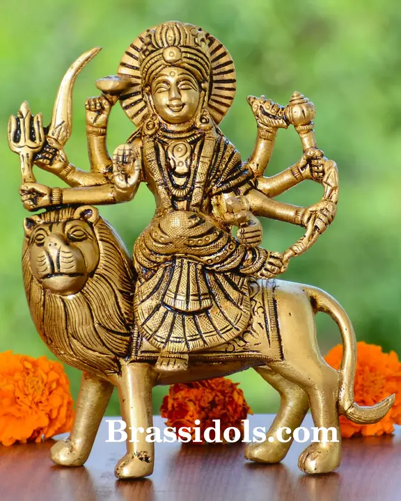 Brass Durga (6 Inch) - image 1