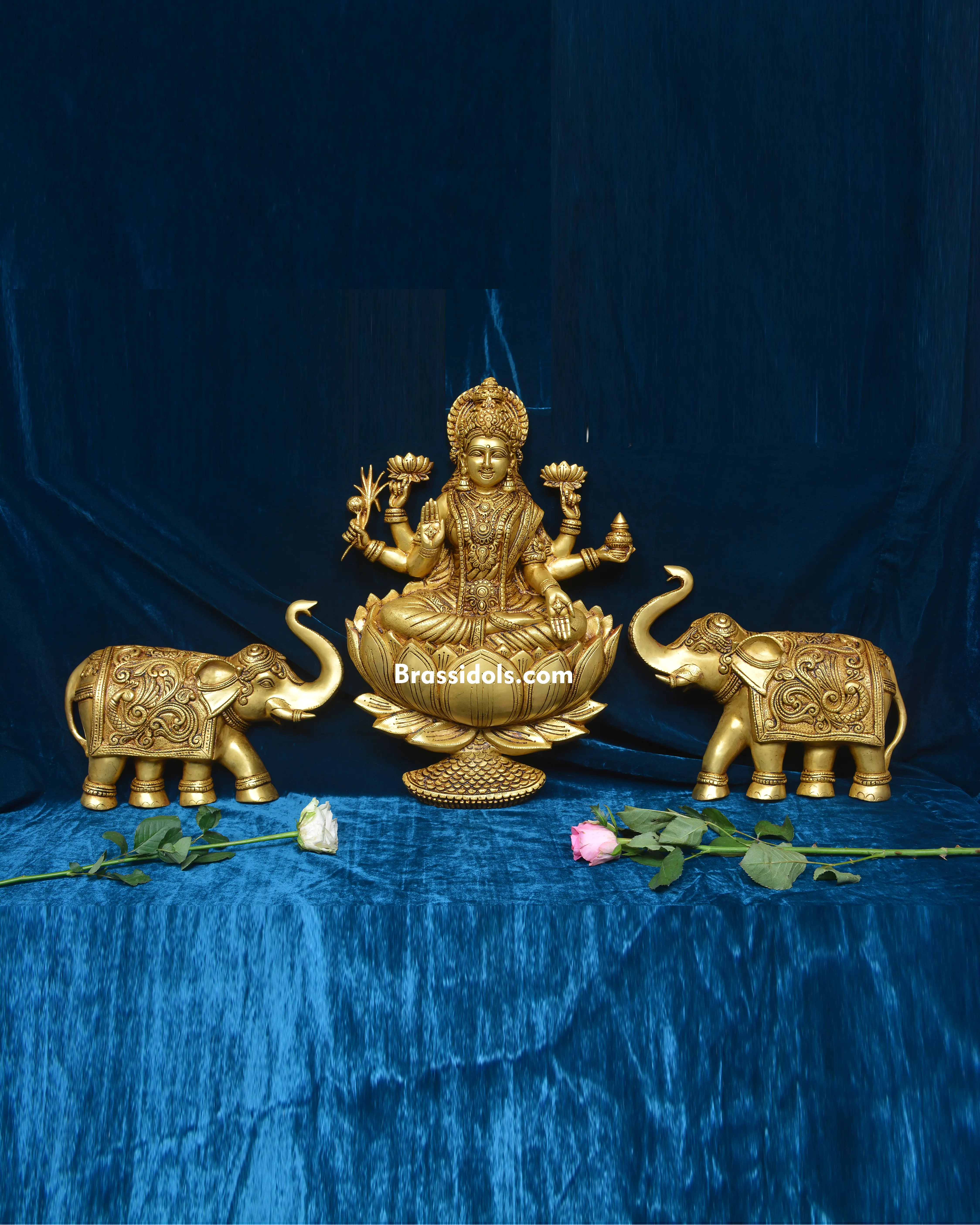 HANGING ELEPHANT WITH KAMAL LAXMI - image 1