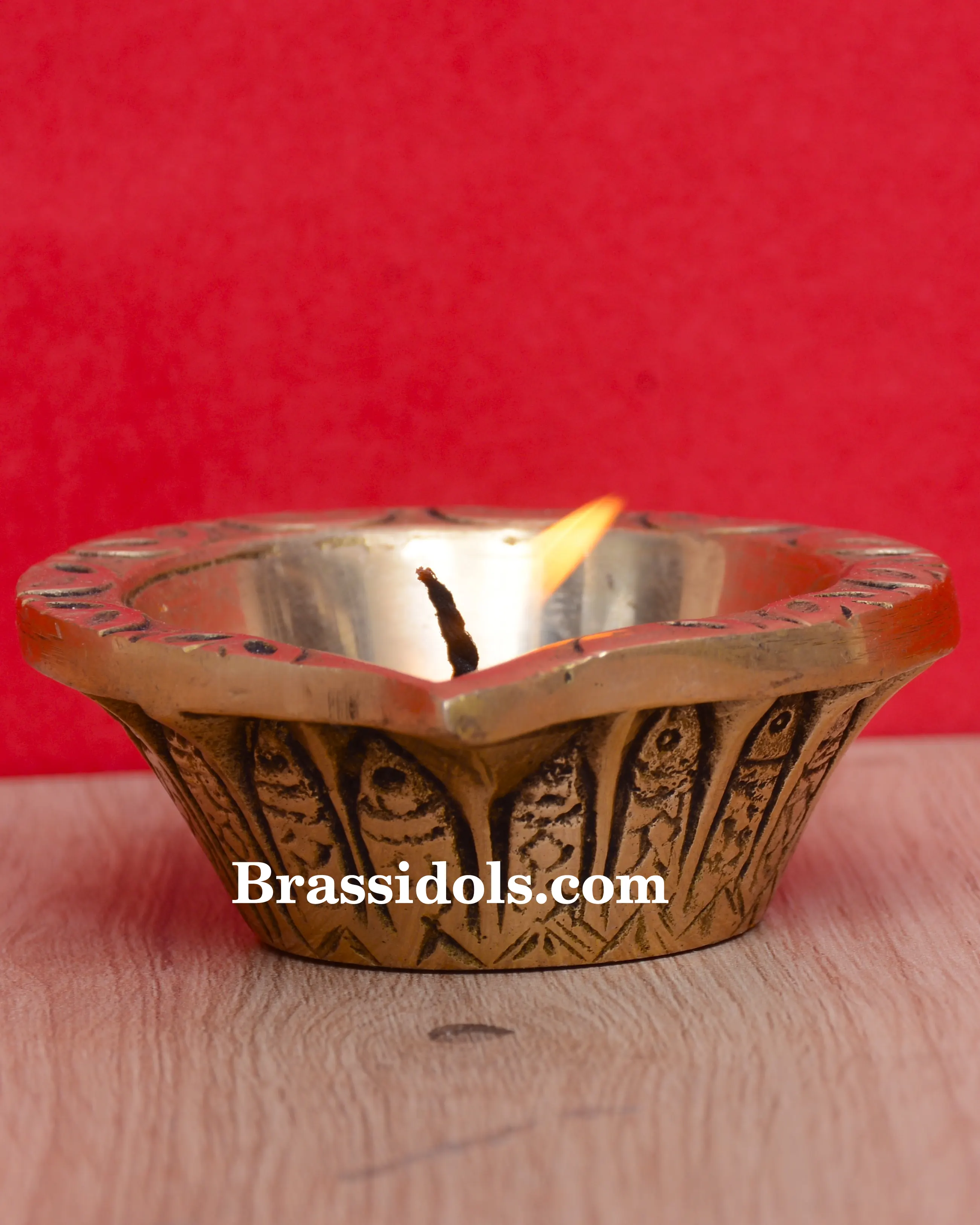 Round Baati Deepak - image 1