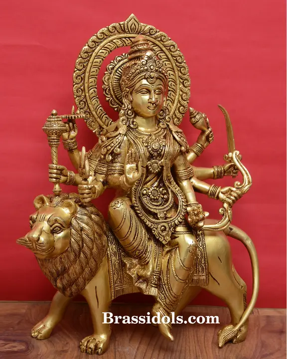 Brass Durga (16 Inch) - image 2