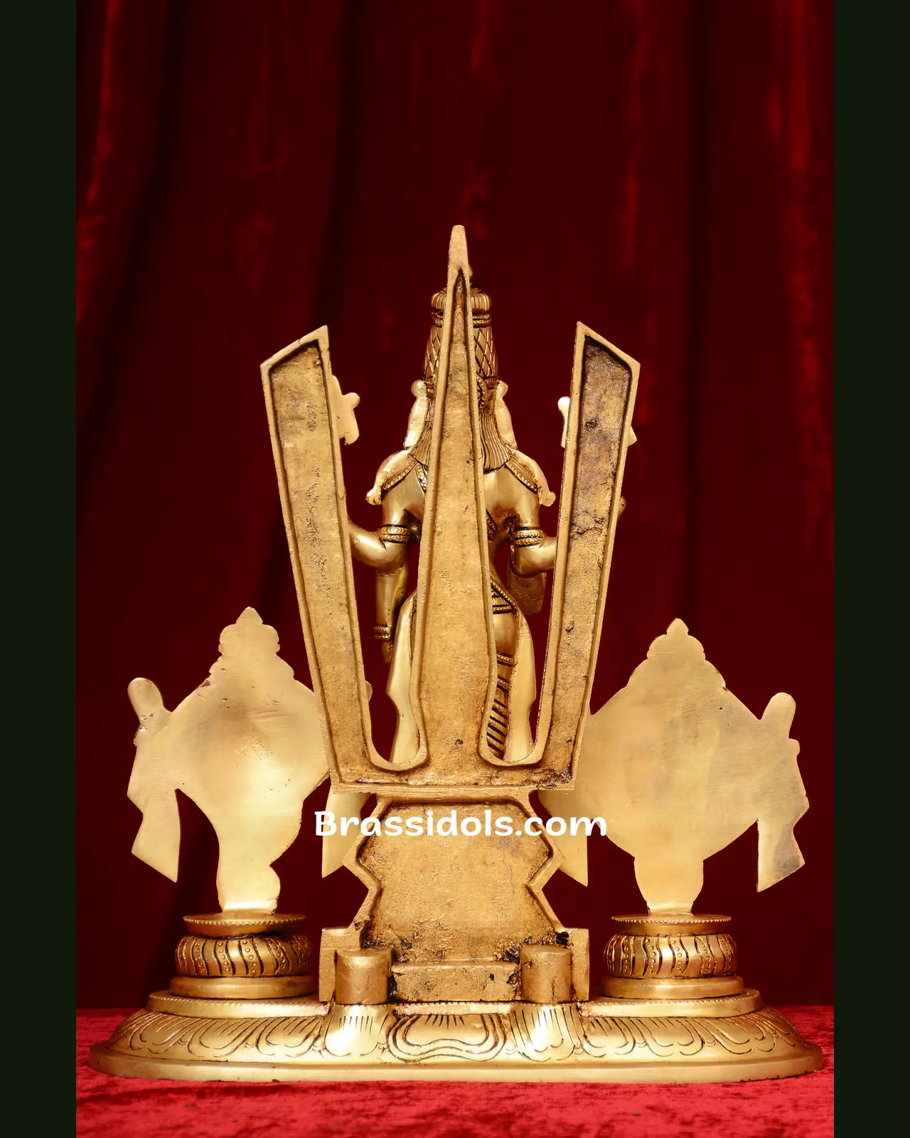 Lord Balaji Idol with Shankh Chakra Base - image 2
