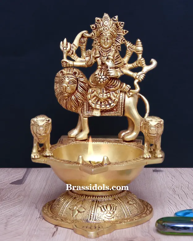 Brass Durga Katora (8 Inch) - image 1