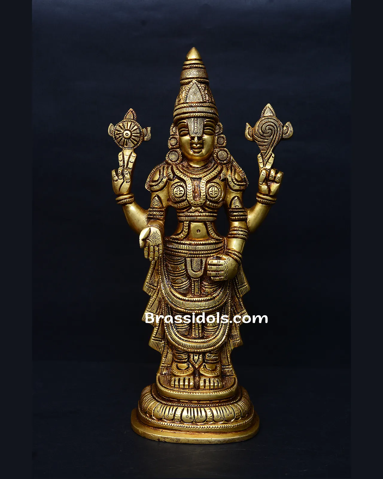 Brass Standing T Balaji - image 1