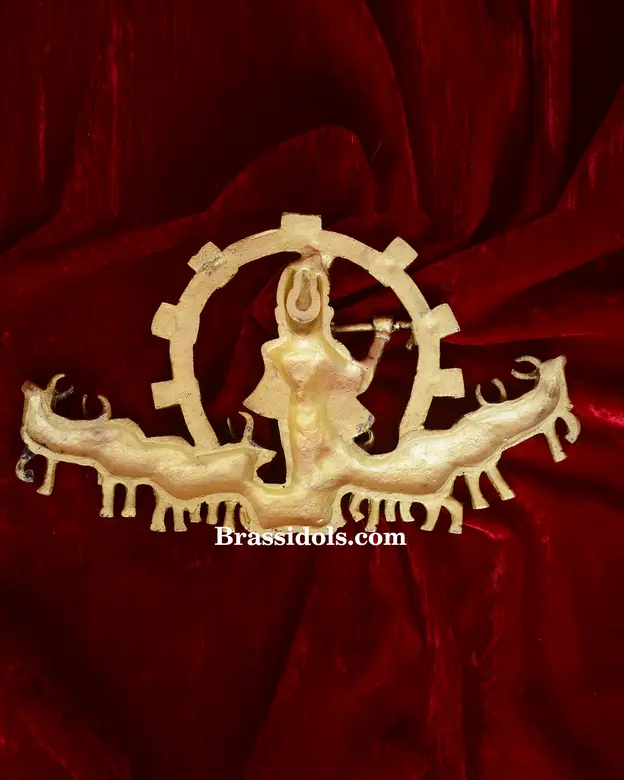 Hanging Cow Krishna plate - image 2