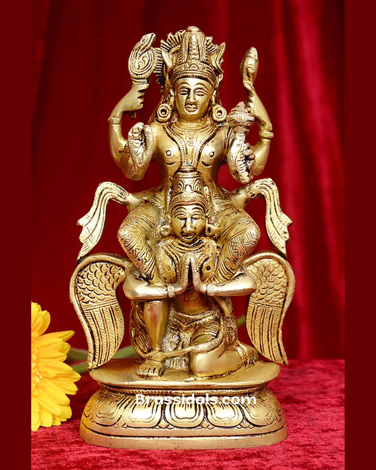 Garuda With Sitting Laxmi - image 1