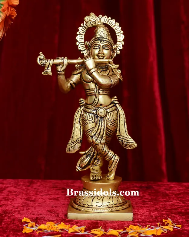 Krishna Flute Standing Base with - image 1