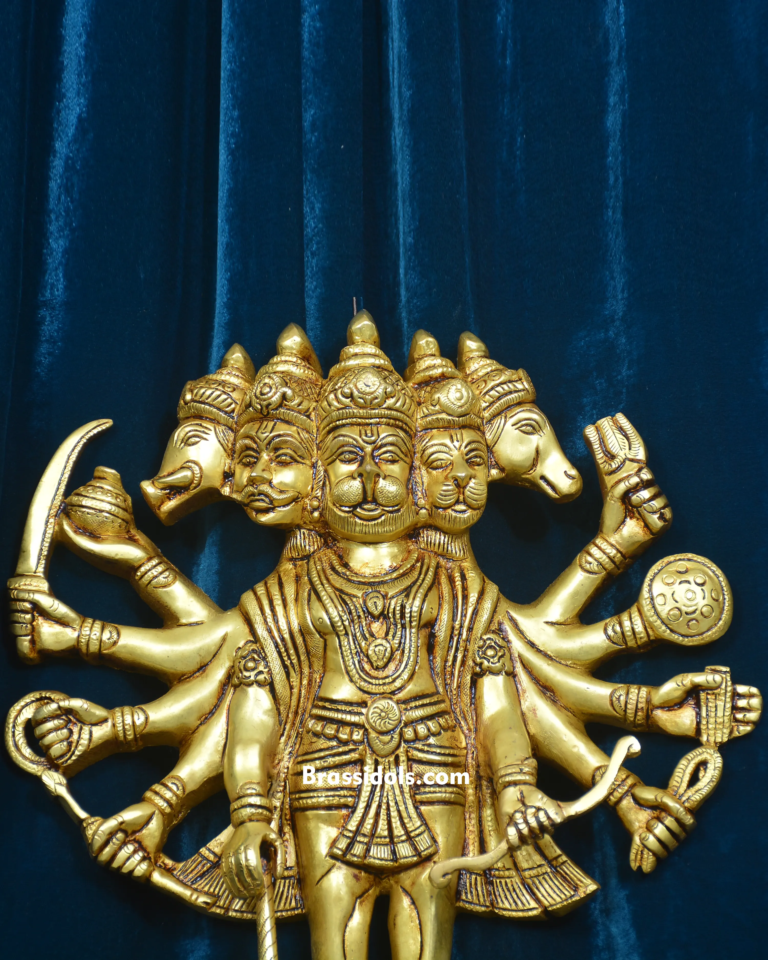 DECOR HANGING PANCHMUKHI HANUMAN PLATE - image 2